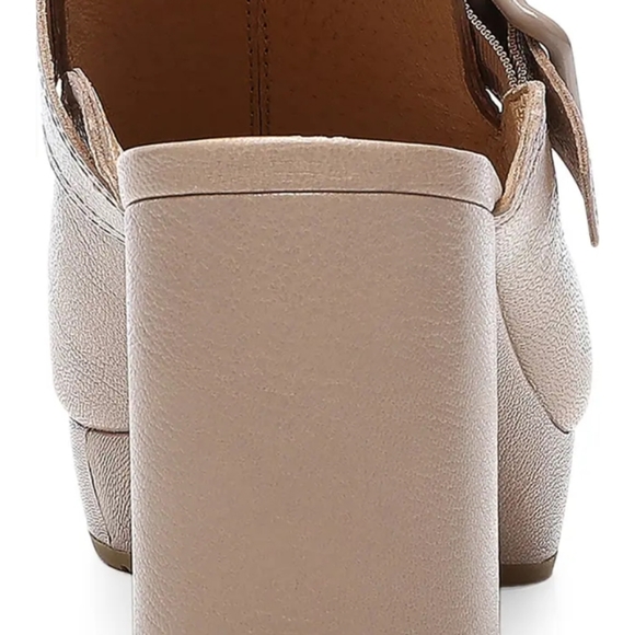 Donald J. Piner Gramercy Open Toe Platform Mule Mushroom -8.5 - Picture 6 of 11